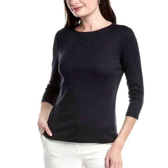 Lafayette 148 Black Top | Size S - Picture 5 of 6